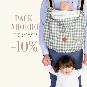 Pack pocket + saco cobertor de porteo